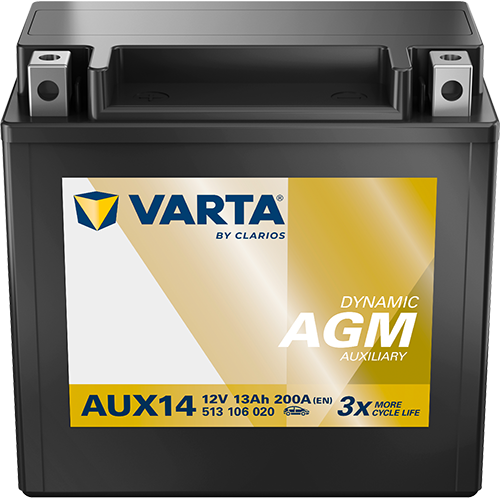 VARTA Dynamic AGM AUXILIARY 513 106 020 (AUX14)