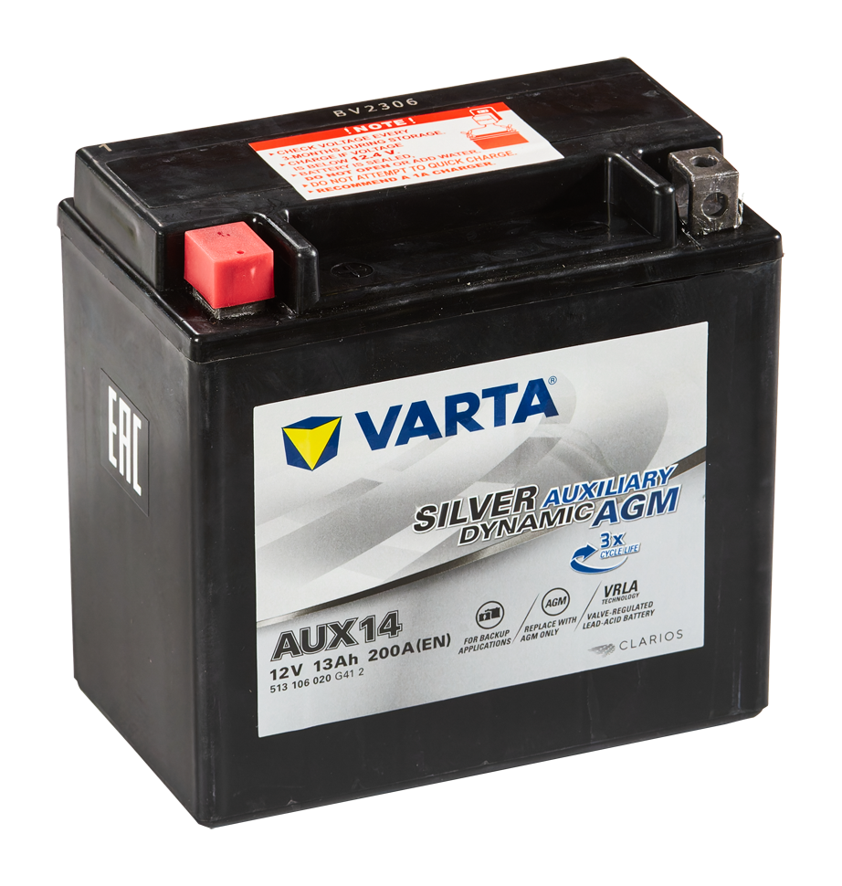 VARTA Dynamic AGM AUXILIARY 513 106 020 (AUX14)