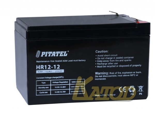 PITATEL HR12-12, 12V 12Ah