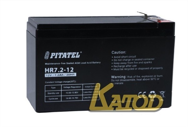 PITATEL HR7.2-12, 12V 7.2Ah