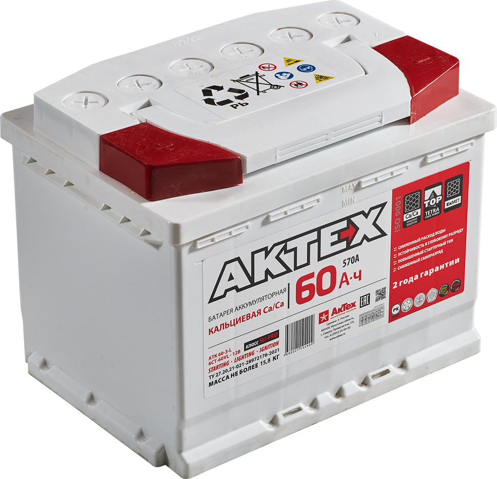 АКТЕХ 6СТ-60VL АТК 60-3-L