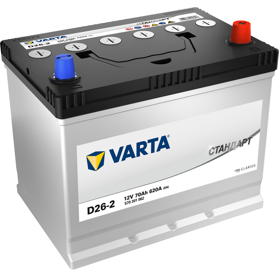 VARTA Стандарт 6СТ-70.0 570301062 D26-2